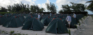The camp on Hao